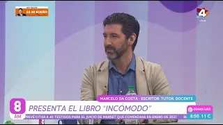 Marcelo Da Costa presenta su libro "Incómodo" en 8AM