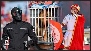 AHMED ALLY OUTSHINES ALIKIBA AT SIMBA DAY | MAKES A POWERFUL ENTRANCE WITH THE REAL SIMBA | MASSI...