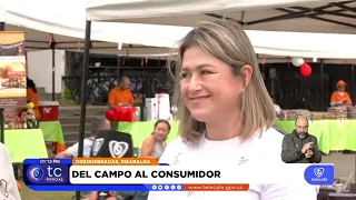 Farmers' Market boosts the rural economy in Bosques de la Acuarela, Dosquebradas