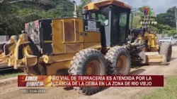 Unpaved Road Network is being maintained by the La Ceiba Mayor's Office in the Río Viejo area