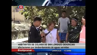 Colinas de San Lorenzo residents report issues due to sewage overflow