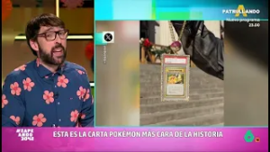 VÍDEO | Quique Peinado alucina con la carta Pokémon más cara del mundo - Zapeando