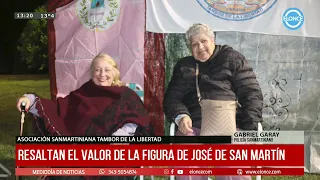 "Tambor de la Libertad" Sanmartiniana Association held a vigil