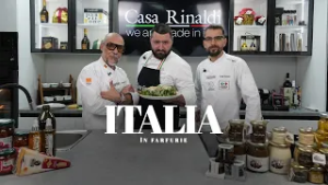 Italia în Farfurie - Vinete coapte cu anghinare și măsline Kalamata by Chef Alexandr Julavschi