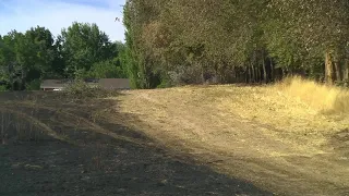 Layton neighborhood relieved weed clearing stopped fast-moving brushfire