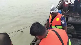 সাঙ্গু নদীর মোহনায় বিশেষ অ-ভিযান, ৫ হাজার মিটার অ-বৈধ জাল জ-ব্দ ও ধ্বং-স | SATV