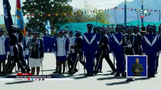 Royal Eswatini Police Day || His Majesty King Mswati III inspecting the guard of honor