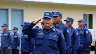 Naval Force officers receive promotions during commemorative ceremony in Bluefields