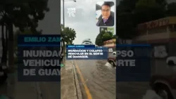 Flooding and traffic collapse in northern Guayaquil