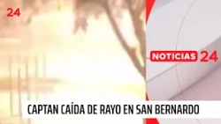 Lightning strike captured at La Pintana condominium