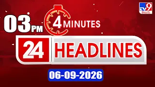 4 Minutes 24 Headlines | 3 PM  | 06-09-2026 - TV9