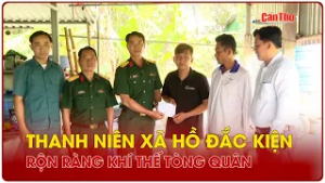 Thanh niên xã Hồ Đắc Kiện rộn ràng khí thế tòng quân | CT-TDT