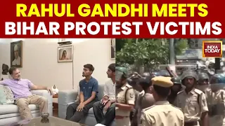 Rahul Gandhi Meets Injured Bihar Students | Alleges AK-47 Firing On Protesters | India Today