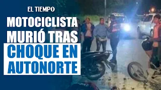Motorcyclist dies after collision and being struck by tractor-trailer on the Autopista Norte | EL...