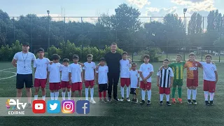 MAYOR'S VISIT TO THE SUMMER SPORTS SCHOOL TRAINING SESSION