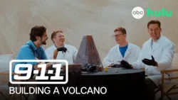 9-1-1 Cast Builds a Volcano with National Geographic Explorer Andrés Ruzo 🌋