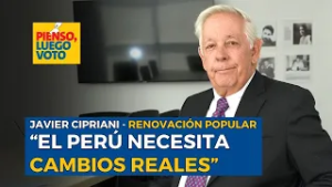 Javier Cipriani de Renovación Popular y su visión para el Perú desde el Congreso