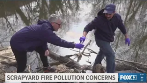 Scientists investigate pollution in Codorus Creek potentially caused by fire at J&K Salvage