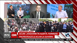 Farmers face-to-face with the head of ANSVSA. Live confrontation