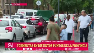 TORMENTAS EN DISTINTOS PUNTOS DE LA PROVINCIA