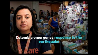 Colombia emergency response to the earthquake