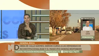 Roca: The courts demand answers from the Municipality regarding the Güemes Street project