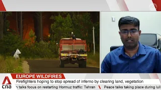 Why firefighters are struggling to contain Europe's wildfires
