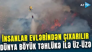 Yüzlərlə insan nəhəng ALOV TOPUNUN ortasında qaldı, helikopterlər qaldırıldı – Dünya panikada