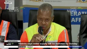 Water supply will be back to normal by Sunday: Velenkosini Hlabisa