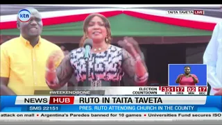 Ruto Takes Message to Taita Taveta as Coast Leaders Join President at Church Service