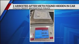 Over 84 grams of meth found hidden under vehicle’s center console in Broomfield