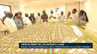 Visit of the Atlantic Prefect to the GDIZ: Raphael AKOTÈGNON amazed