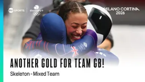 Matt Weston & Tabby Stoecker win GOLD for Team GB in mixed team Skeleton ? | Winter Olympics 2026
