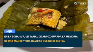 En la Zona Sur, un tamal de arroz guarda la memoria de una madre y una Navidad que no se olvida