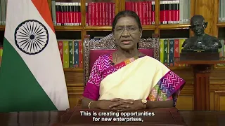 President Droupadi Murmu's Message to the Nation on the Eve of the 80th Independence Day | English