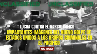 SHOCKING FOOTAGE of the US's latest strike against criminal groups in the Pacific