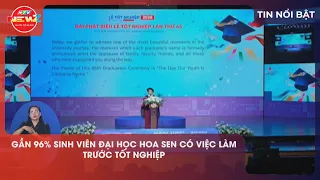 NEARLY 96% OF HOA SEN UNIVERSITY STUDENTS SECURE JOBS BEFORE GRADUATION