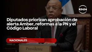 Diputados priorizan aprobación de alerta Amber, reformas a la PN y Código Laboral