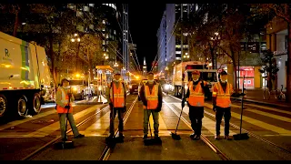 San Francisco Public Works Parade Cleanup