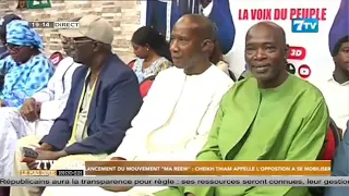 Launch of the "MA REEW" movement: Cheikh Thiam calls on the opposition to mobilize
