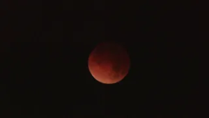 Eclipse lunar total fue visible en El Salvador