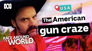 An Aussie tries to buy a gun in America | Race Around The World | ABC iview