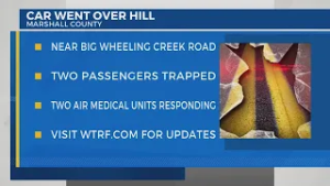 UPDATE: Boat used to rescue 2 people in Marshall County crash before being airlifted for injuries