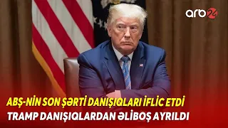 Trampn son şərti RƏDD EDİLDİ: ABŞ danışıqlardan əliboş qayıtdı - Ağır silahlar YENİDƏN İŞƏ DÜŞDÜ