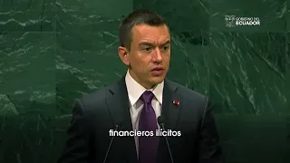 Ecuador brings a clear proposal to the UN: strengthening international cooperation.