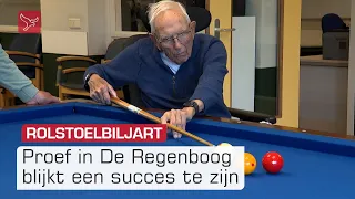 Rolstoelbiljarten in De Regenboog slaat aan