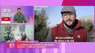LRA 23, RN San Juan: Reintroducción del cultivo de quinoa - Aire Nacional