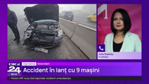 Accident în lanţ pe DN 3 la ieşirea din Constanţa. Ambulanțe au fost mobilizate la fața locului
