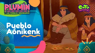 Plumín y los pueblos originarios - Pueblo Aónikenk