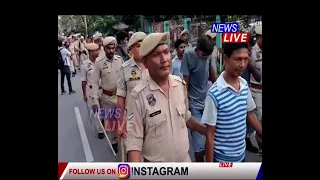 নিষিদ্ধ সামগ্ৰীৰ বিৰুদ্ধে Action moodeত গোলাঘাট আৰক্ষী